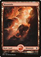 Mountain (265) - Full Art - Battle for Zendikar - Magic: The