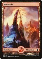 Mountain (267) - Full Art - Battle for Zendikar - Magic: The