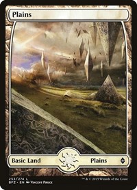 Plains (253) - Full Art - Battle for Zendikar - Magic: The Gathering card