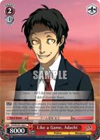Like a Game, Adachi - Persona 4 ver.E - Weiss Schwarz - TCGplayer.com
