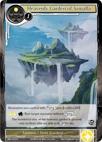 Heavenly Garden of Armalla - Force of Will The Seven Kings of the Lands trading card