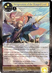 Invigoration of the Winged Lord - Force of Will The Seven Kings of the Lands trading card