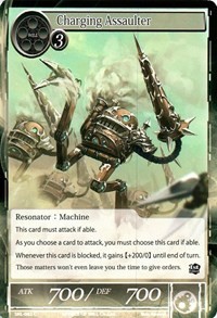 Charging Assaulter - Force of Will The Seven Kings of the Lands trading card