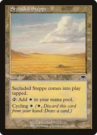 Secluded Steppe - Onslaught - Magic: The Gathering card