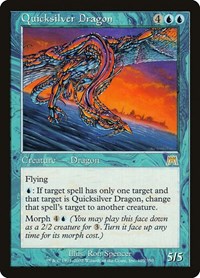 Quicksilver Dragon - Onslaught - Magic: The Gathering card