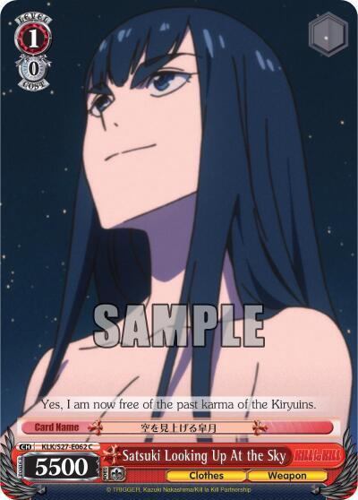 Satsuki Looking Up At the Sky