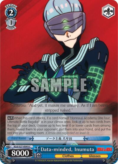 Data-minded, Inumuta