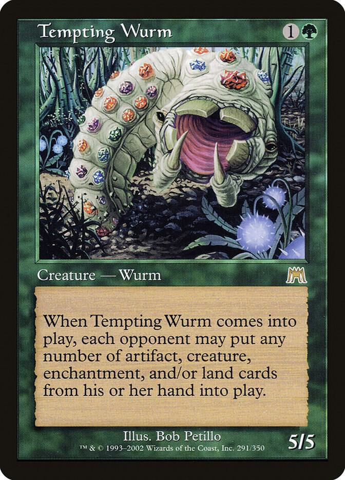 マジック：ザ・ギャザリング MTG Tempting Wurm ONS ENG foil Tempting Wurm - Onslaught - Magic: The Gathering - TCGplayer.com