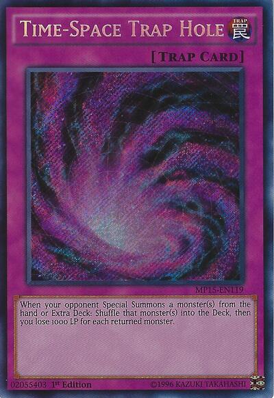 Time-Space Trap Hole