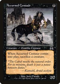 Accursed Centaur - Onslaught - Magic: The Gathering card