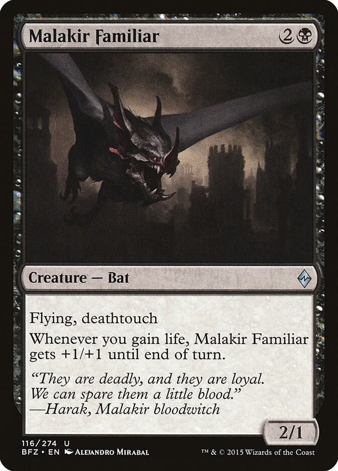 Malakir Familiar - Battle for Zendikar - Magic: The Gathering