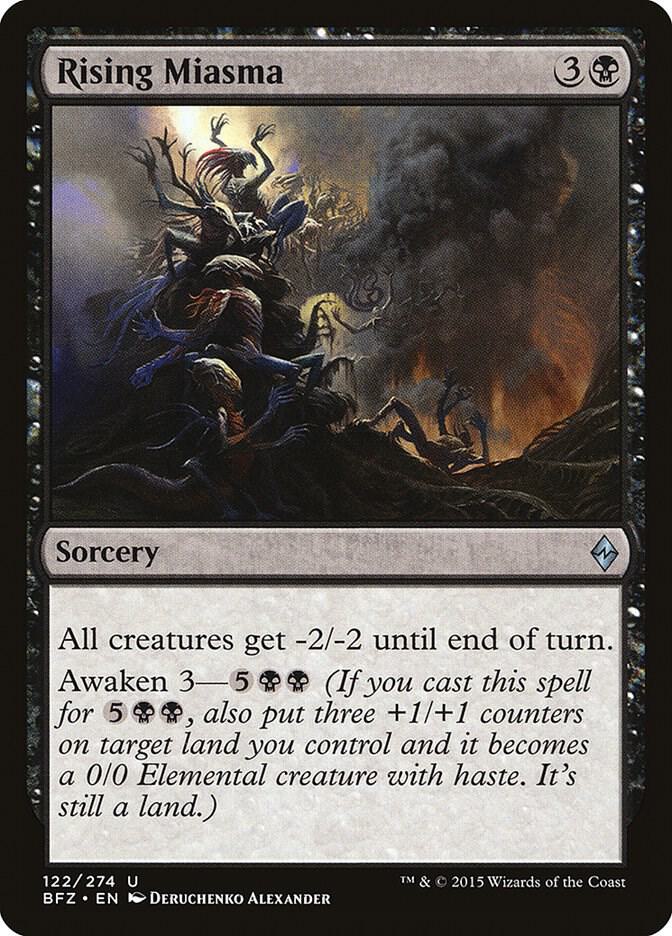 Magic the Gathering Rising Miasma - Miasma Ascendente - [BFZ] [NM