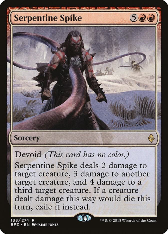 Serpentine Spike - Battle for Zendikar - Magic: The Gathering -  TCGplayer.com