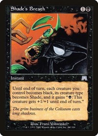 Shade's Breath - Onslaught - Magic: The Gathering card