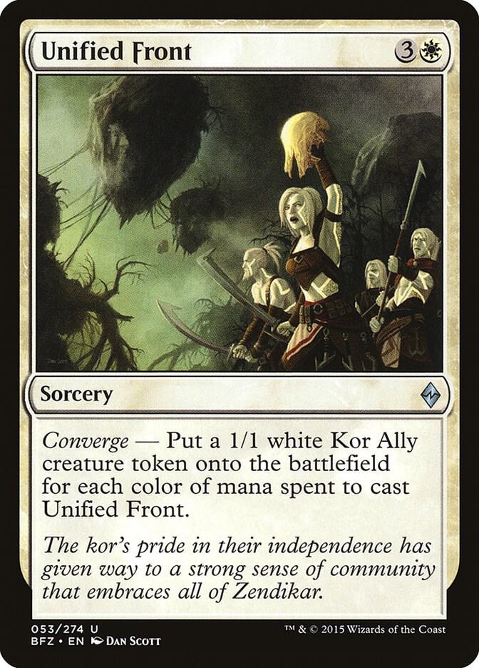 Unified Front - Battle for Zendikar - Magic: The Gathering