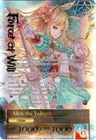 Alice, the Girl in the Looking Glass // Alice, the Valkyrie of