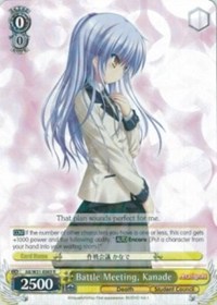 Battle Meeting, Kanade (Angel Beats! Re:Edit) — Weiss Schwarz card
