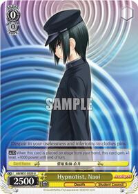 Hypnotist, Naoi - Weiss Schwarz Angel Beats! Re:Edit trading card