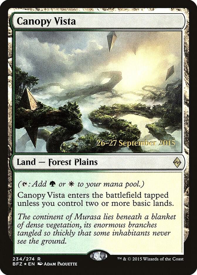 Canopy Vista 234 card