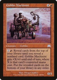 Goblin Machinist - Onslaught - Magic: The Gathering card