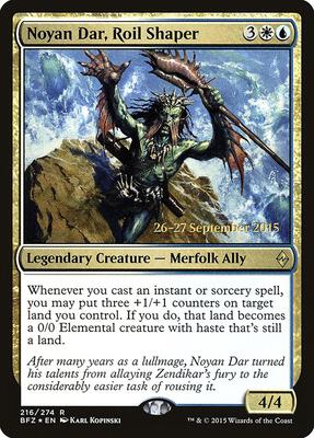 Noyan Dar, Roil Shaper #216 – Prerelease Cards (Rare)
