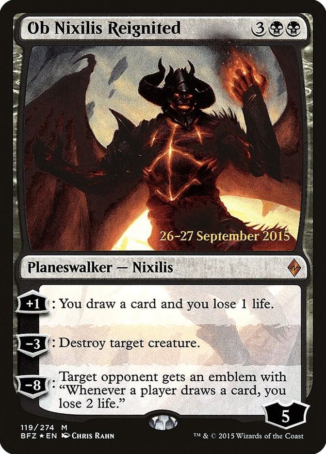 Ob Nixilis Reignited #119s — Battle for Zendikar Promos