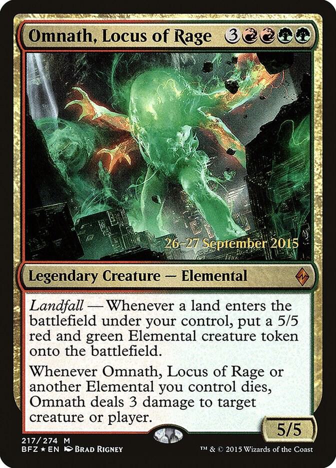 Omnath, Locus of Rage - Prerelease Cards - Magic: The Gathering - TCGplayer.com Omnath, Locus of Rage - Prerelease Cards - Magic: The Gathering - TCGplayer.com