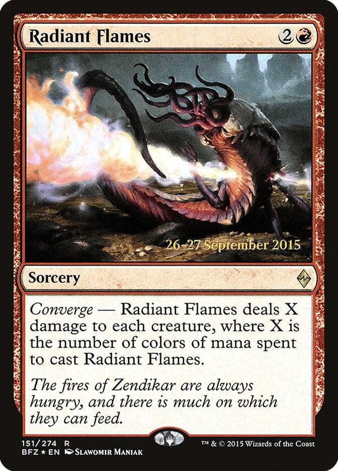 Radiant Flames #151s — Battle for Zendikar Promos