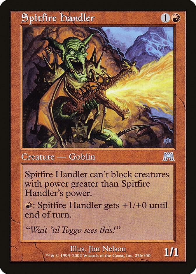 Spitfire Handler 236 card