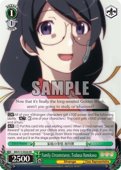 Family Circumstance, Tsubasa Hanekawa