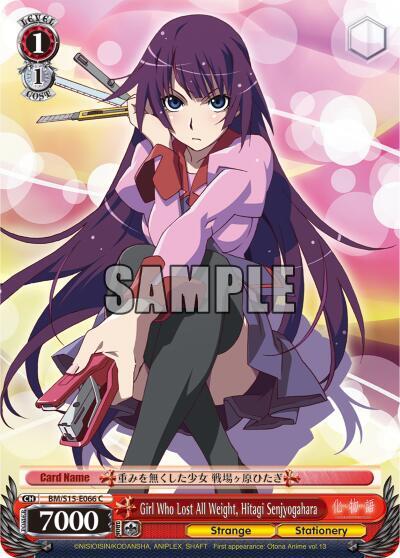 Girl Who Lost All Weight, Hitagi Senjyogahara