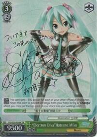 Hatsune Miku Electron Diva (XR) (PD/S22-E026X) card