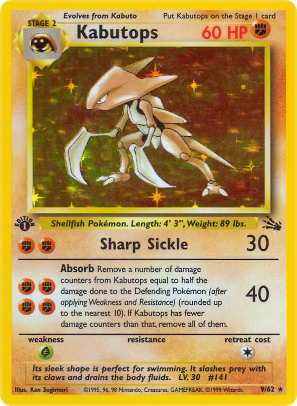 PSA9 カブトプス kabutops 旧裏 1997 141 5 Kabutops (9) - Fossil - Pokemon - TCGplayer.com