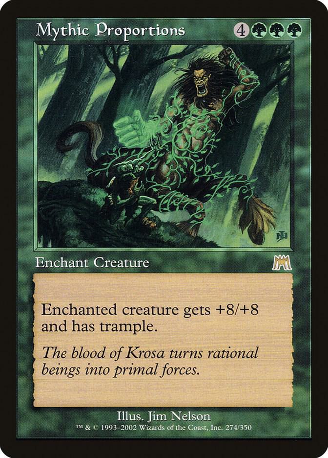 神話的体形/Mythic Proportions FOIL 英語 Mythic Proportions - Onslaught - Magic: The Gathering - TCGplayer.com