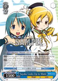 Sayaka Looks Up to Mami (MM/W17-E084 R) card