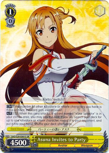 Asuna Invites to Party (SR)