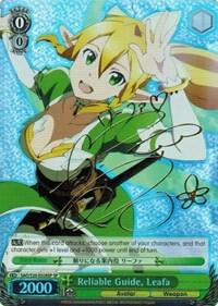 Reliable Guide, Leafa (SP) - Sword Art Online - Weiss Schwarz