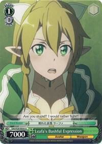 Leafa's Bashful Expression
