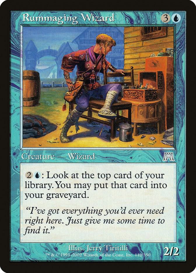 Rummaging Wizard 110 card