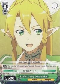 Leafa's Sharp Observation