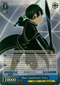 "Black Swordsman" Kirito (RRR) Sword Art Online card price