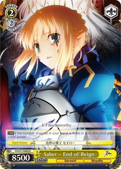 Saber - End of Reign