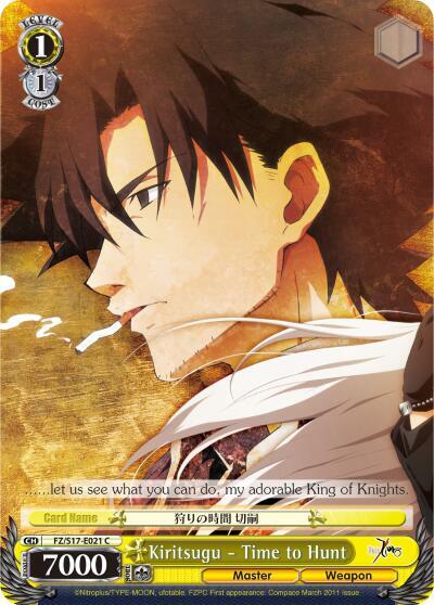 Kiritsugu - Time to Hunt