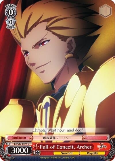 Full of Conceit, Archer