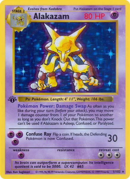 Top 5 Most Expensive Alakazam Pokmon Cards | TCGplayer