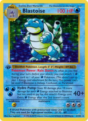 英語版初期　Blastoise 1st Edition Shadowless Blastoise - Base Set (Shadowless) - Pokemon - TCGplayer.com