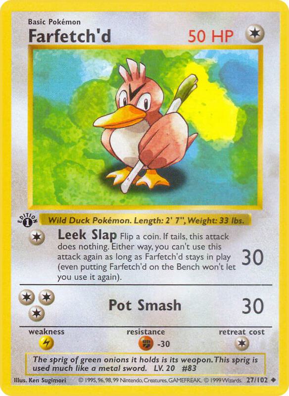 Farfetch'd 027/102 from Base Set (Shadowless)