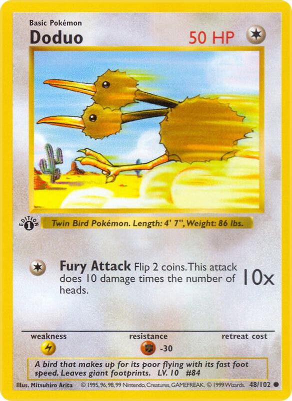 Doduo 048/102 from Base Set (Shadowless)
