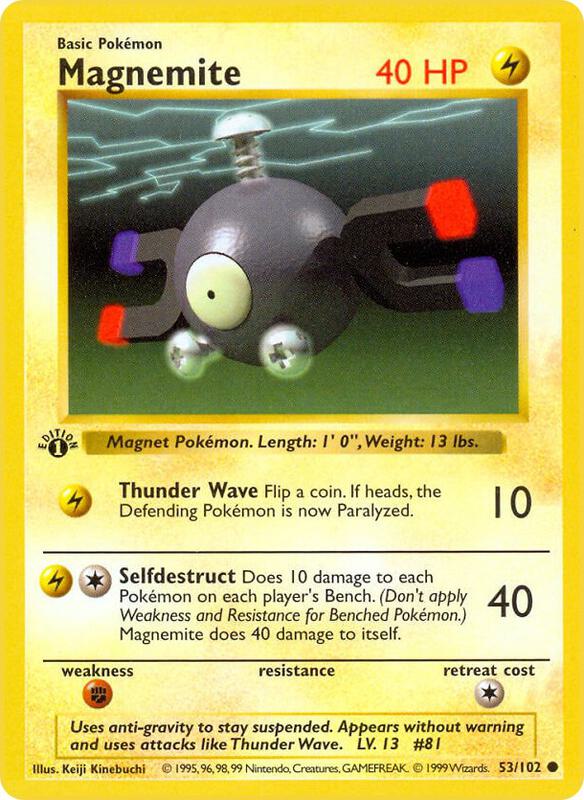 Magnemite 053/102 from Base Set (Shadowless)