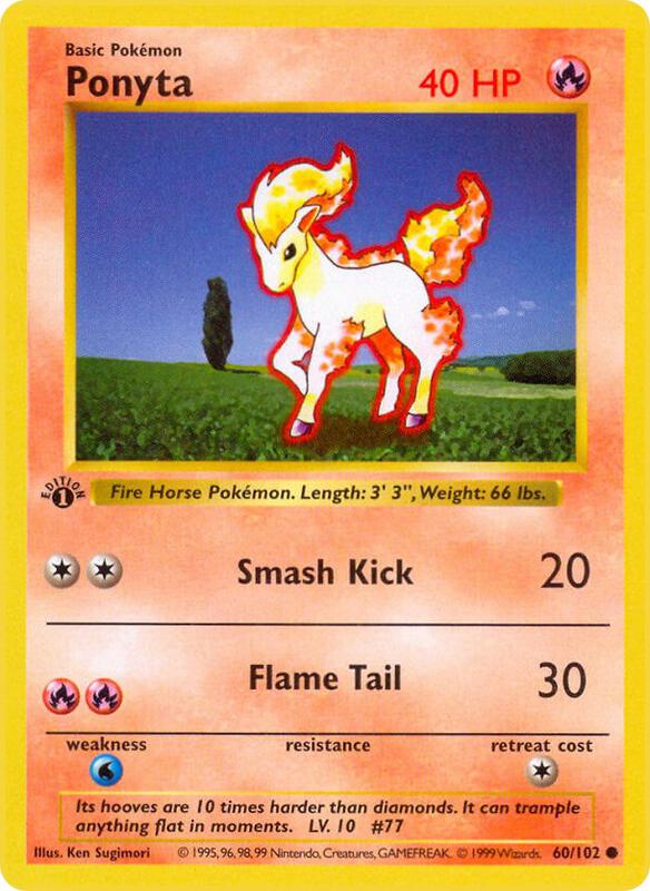 Ponyta 060/102 from Base Set (Shadowless)